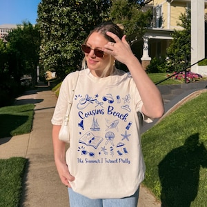 Cousins Beach Shirt, The Summer I Turned, TSITP Shirt, TSITP merch, Strand Shirt, Sommer Shirt, Team Conrad, Team Jeremiah, Comfort Farben