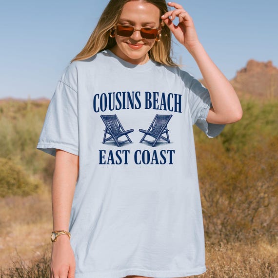 Cousins Beach tshirt, Vintage Beach shirt, TSITP shirt,  The Summer I Turned Pretty tshirt, Comfort Colors, Summer beach Shirt, Gift for Her