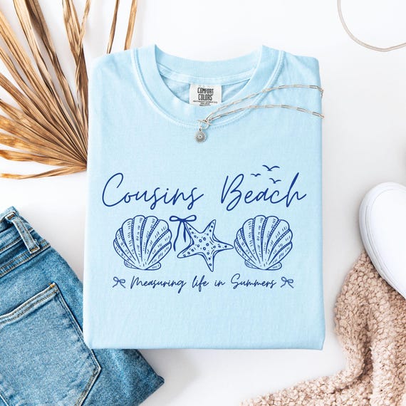 Cousins Beach Shirt, Vintage Beach Shirt, TSITP Merch,  Summer I Turned Pretty, Summer I Turned Pretty tshirt, Book lover, Gift for Her