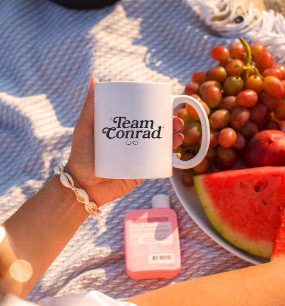Mug, Team Conrad coffee cup, TSITP Merch, Fan Gift The Summer I Turned Pretty, Conrad Fisher, Gift for book lover, Gift for Her