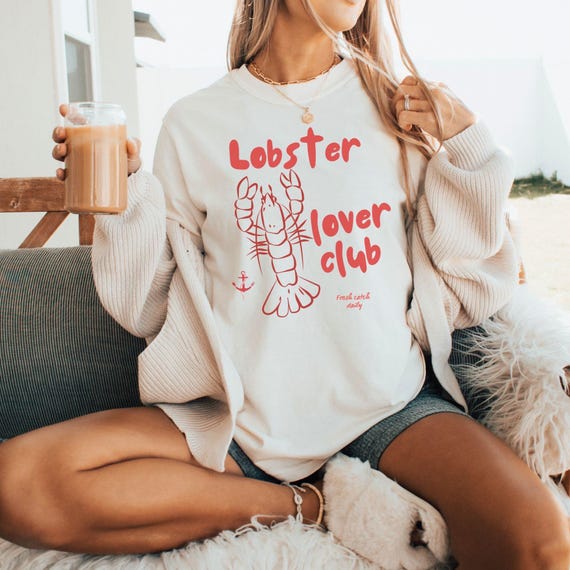 Lobster SVG, Fisherman Aesthetic PNG, tote bag png, Summer PNG La Dolce Vita svg, Lobster shirt, Digital Download png, Digital Prints, png