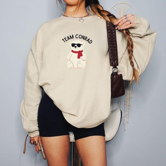 Team Conrad Sweatshirt, Jr Mint Bear, TSITP,  The Summer I Turned Pretty sweatshirt, Conrad Fisher, Connie Baby shirt, Bookish, Gift for Her