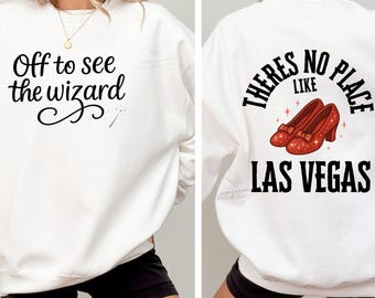 Theres No Place Like Las Vegas Sweatshirt, - Etsy