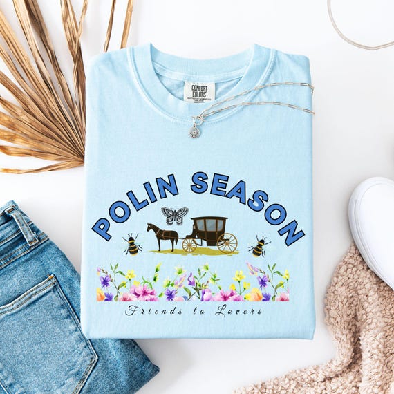 Bridgerton Polin Season shirt, Friends to Lover tee, Lady Whistledown tee, Penelope and Colin, Gift for Bridgerton Lover, Bridgerton Merch