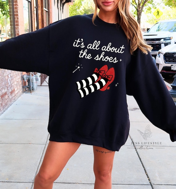 It’s all about the shoes, Witch Shoes Crewneck