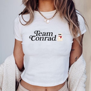 TSITP Baby Tee, Team Conrad Shirt, The Summer I Turned Pretty, TSITP Graphic, Junior Mint Bear, Babytee, Y2K