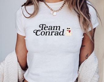 TSITP Baby Tee, Team Conrad Shirt, The Summer I Turned Pretty, TSITP Graphic, Junior Mint Bear, Babytee, Y2K