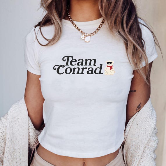 TSITP Baby Tee, Team Conrad Shirt, The Summer I Turned Pretty, TSITP Graphic, Junior Mint Bear, Babytee, Y2K