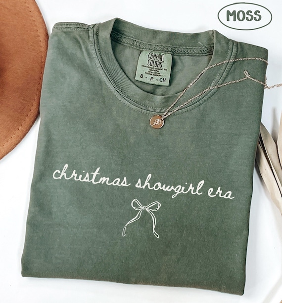 Showgirl Era Christmas T-shirt - Comfort Colors Christmas Shirt