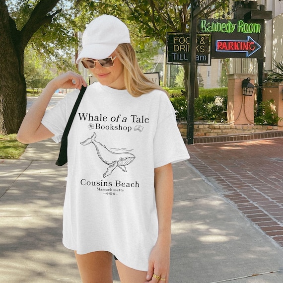 Whale of a Tale shirt, TSITP, Cousins Beach Shirt, TSITP Shirt, American Eagle, The Summer I Turned Pretty t-shirt, Gift for Book Lovers