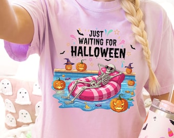 Camiseta Summerween Comfort Colors: Camisa retro espeluznante de Halloween