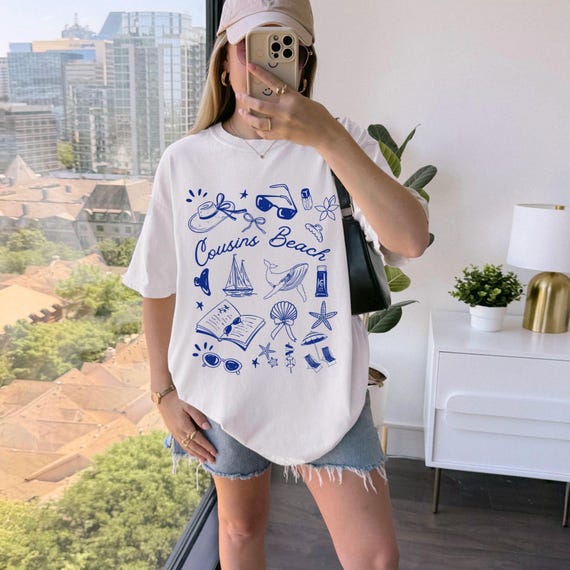 Cousins Beach Shirt, TSITP T-Shirt, Comfort Colors, The Summer I Turned Pretty T-shirt, Gift for Readers, TSITP Merch, Gift for her, TSITP