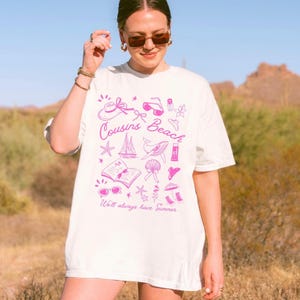 Cousins Beach T-Shirt, Der Sommer habe ich gedreht, TSITP Shirt, Sommer-T-Shirt, TSITP Merch, Geschenk für sie, Team Konrad, Team Bauch, Team Jere