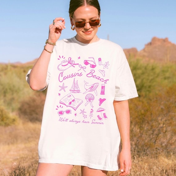 Cousins Beach T-shirt, The Summer I Turned Shirt, TSITP Shirt, Summer T-shirt, TSITP merch, Gift for her, Team Conrad, Team Belly, Team Jere