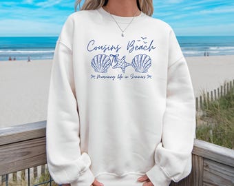 Cousins Beach Sweatshirt, The Summer I Turned Pretty, Summer Shirt, TSITP Merch, TV Show,  Book lover gift, Gift for Her