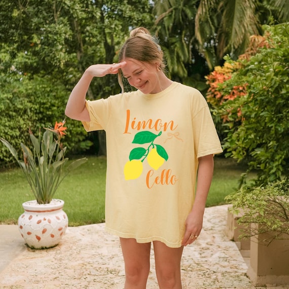 Limoncello shirt, Lemon Shirt, Italian Summer Tee, Comfort Colors,La Dolce Vita tshirt,  Summer Shirt, Citrus Fruit Shirt, Gift for Her