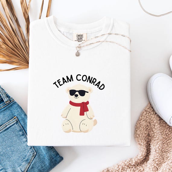 TSITP, Team Conrad shirt, Junior Mint Bear Shirt, TSITP Tee. Vintage Shirt, The Summer I Turned Pretty Shirt, Comfort Colors, Gift for her