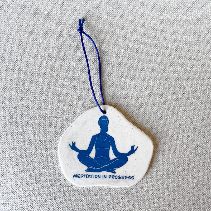 Meditating Sign Meditation Sign - Etsy