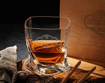 Benutzerdefiniertes Whisky-Geschenkset mit Gravur, Valentinstagsgeschenk, Whisky-Set, Geschenk für Männer, personalisiertes Premium Whisky-Set für Ehemann