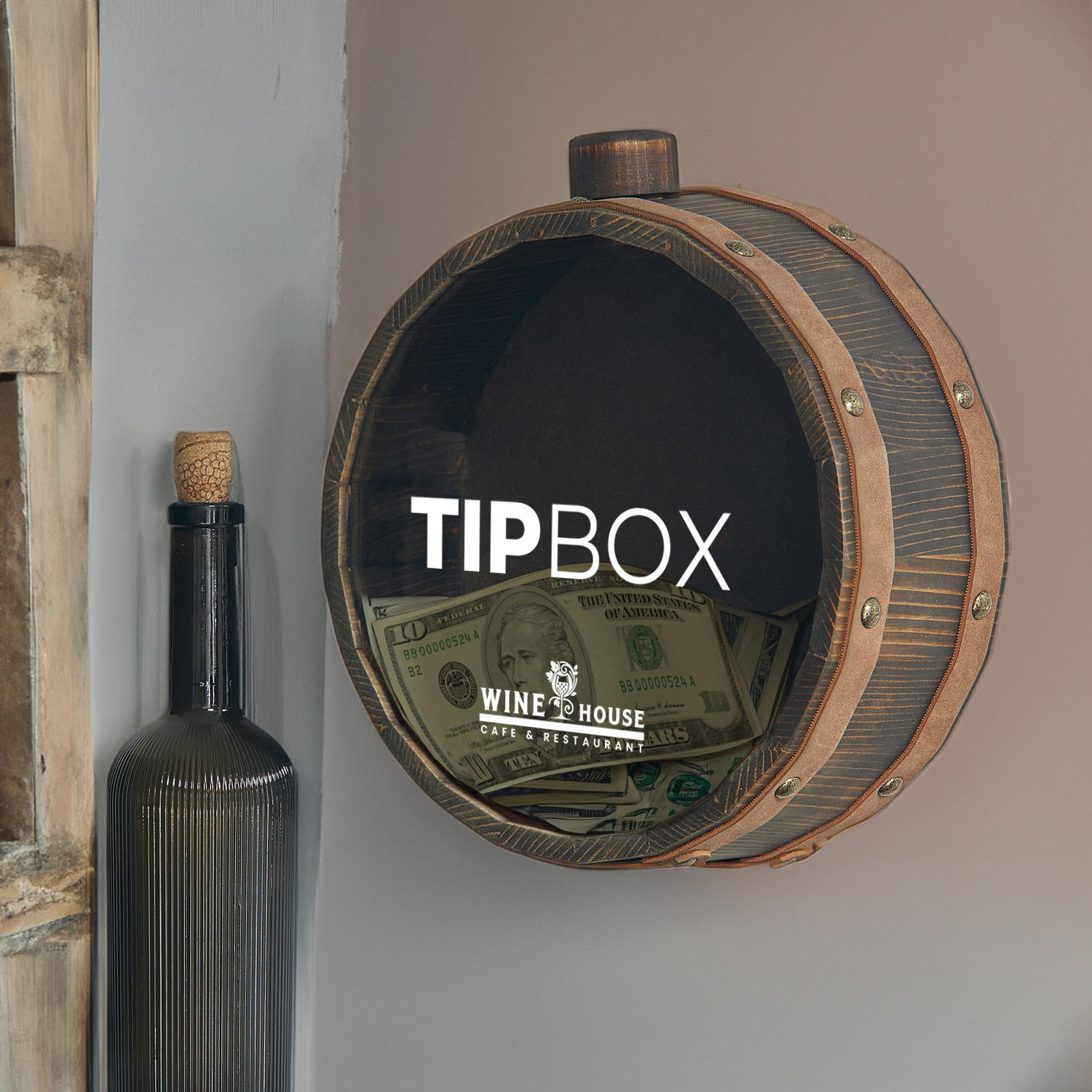 Scatola Per Mance In Acrilico Trasparente - Contenitore Sicuro Per Bar, Ristoranti E Musicisti