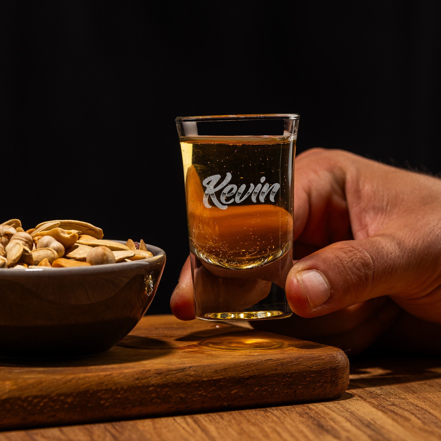 Custom Tequila Shot Glasses Sets, Monogram Shot Glass, Initial Engraved Shot, Day