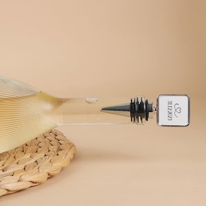 Personalized Wine Stopper Set, Handmade Cork, Unique Gifts for Wine Enthusiast,  Custom Wedding Favor&Home Decor, Kitchen Decor Aesthetic