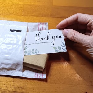 Thank You for Supporting My Small Business Cards | Thank You Small Business Cards | Product Inserts | 3 sets of 50 | 150 count image 5