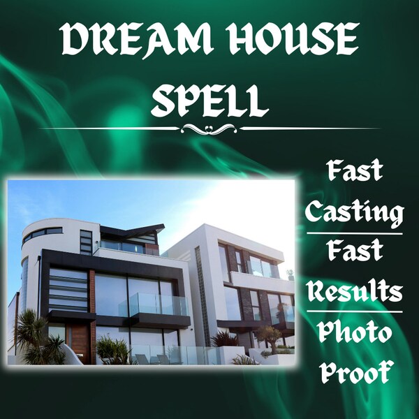 DREAM HOUSE SPELL - Perfect Home Spell, Manifest Your Dream Home, Perfect House Ritual, Money Spell,New House Spell,White Magic,Fast Results