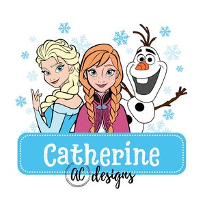 Frozen Nameplate PNG *BUNDLE*