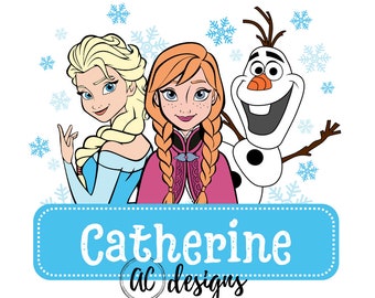 Frozen Nameplate PNG *BUNDLE*