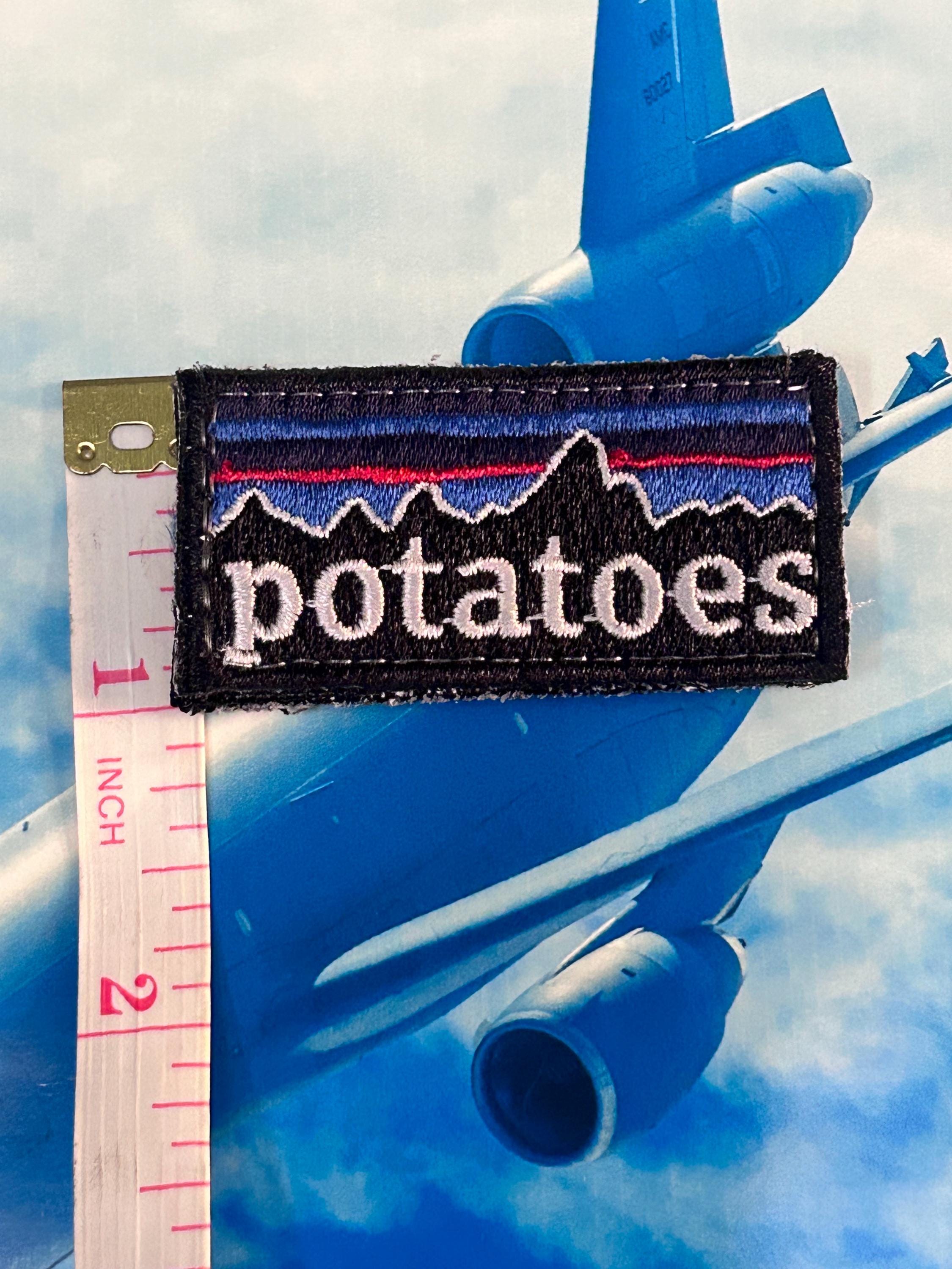Parody Aviation Pencil Tab Patch - Potatoes - Hook & Loop - Etsy