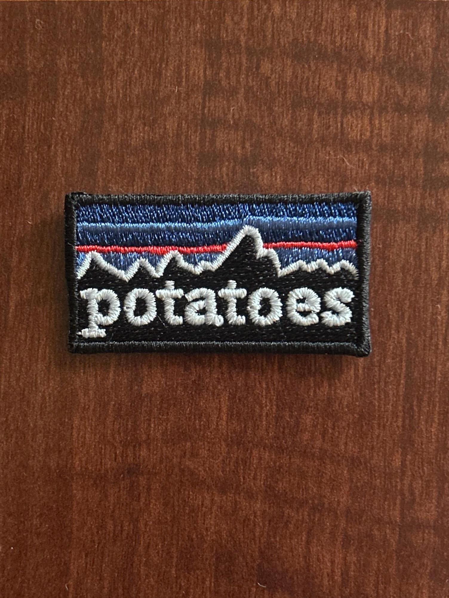 Parody Aviation Pencil Tab Patch - Potatoes - Sew On / Iron On