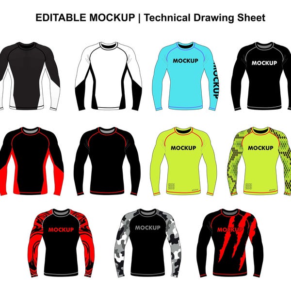 Pattern Rash Guard Rash Guard Pattern - Etsy