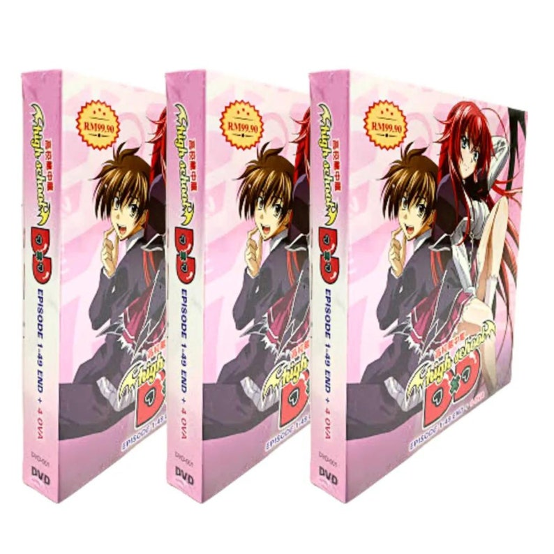 DVD Anime High School Dxd Season 1-4 Series 1-49 End 4 Ova English DUB ...