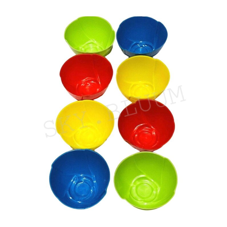 2 X 16 PCS total 32 PCS Flower Mold Cup Round Shaped Jelly Jello