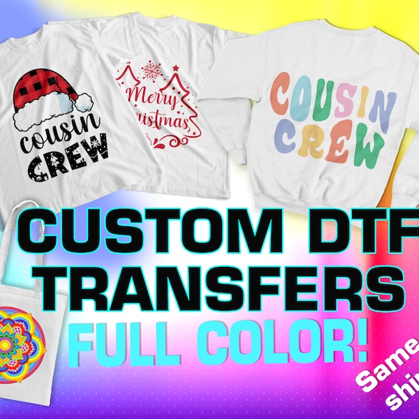 Individuelle DTF-Transfers, Individueller DTF-Druck, Dtf-Transfers, Individuelle DTF-Transferdrucke, Individuelle dtf-Transfers, Individuelle Heat Transfers