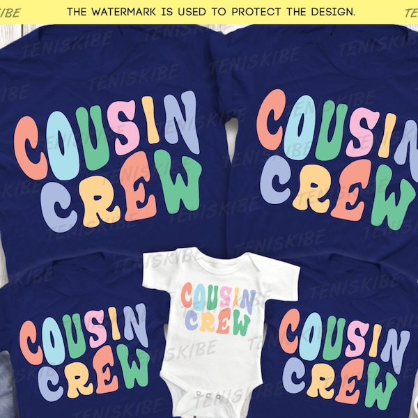 Pyjama de Noël Cousin Crew, Chemises couleurs confort Cousin Crew, Chemise Reunion Cousin, Chemises réunion de famille Cadeau cousin Chemises Cousin Crew