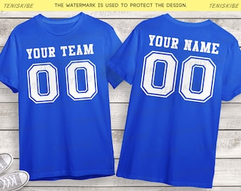 chemise de sport personnalisée, chemise en jersey avec nom et numéro, chemise de basket-ball personnalisée, chemises d'équipe de football, chemise de baseball, t-shirts personnalisés de votre équipe