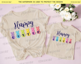 Happy Easter shirt,  Chillin With My Peeps, Easter Outfit, Personalized Easter Shirt, cousin crew shirt, Easter Shirt, kids Easter shirt