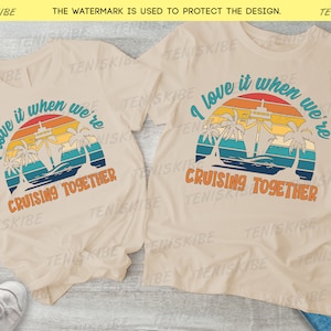 Crociera insieme, Camicie da crociera, Camicia della squadra da crociera, Camicie da crociera per famiglie, Camicia per le vacanze, T-shirt da crociera abbinata, Camicie per viaggi in famiglia