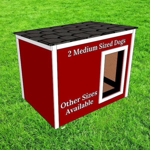 Giant Dog House Plans Etsy