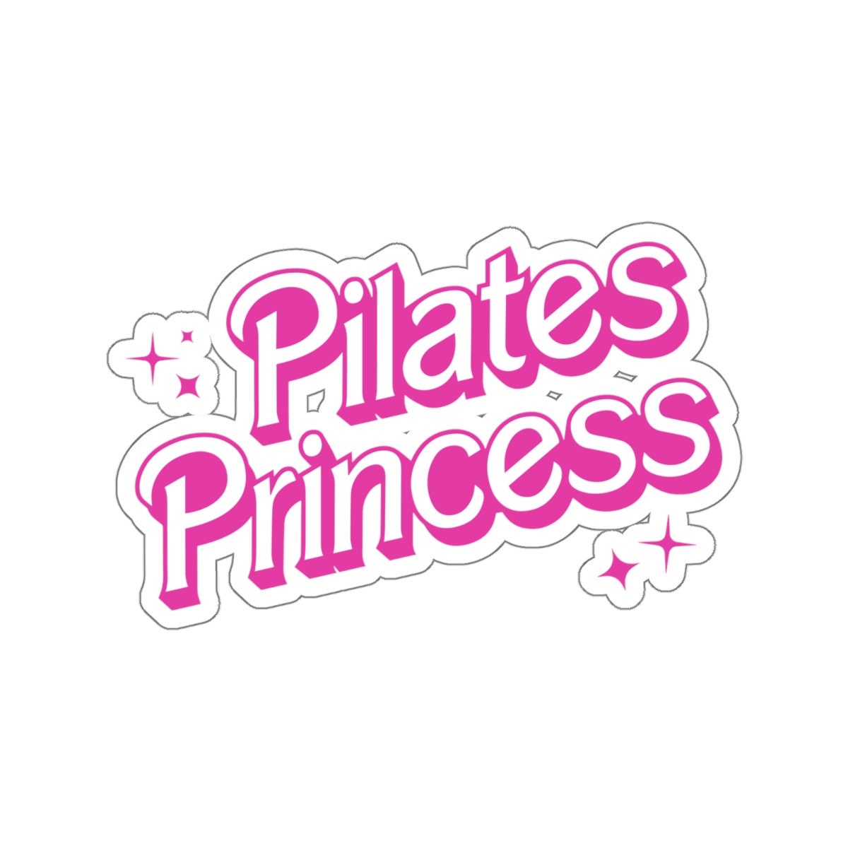 pink pilates princess aesthetic Sticker for Sale by aubreesdesigns