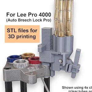 Lee Pro 4000 (Auto Breech Lock Pro) 用の 3D プリント可能なユニバーサル ケース ドロッパー