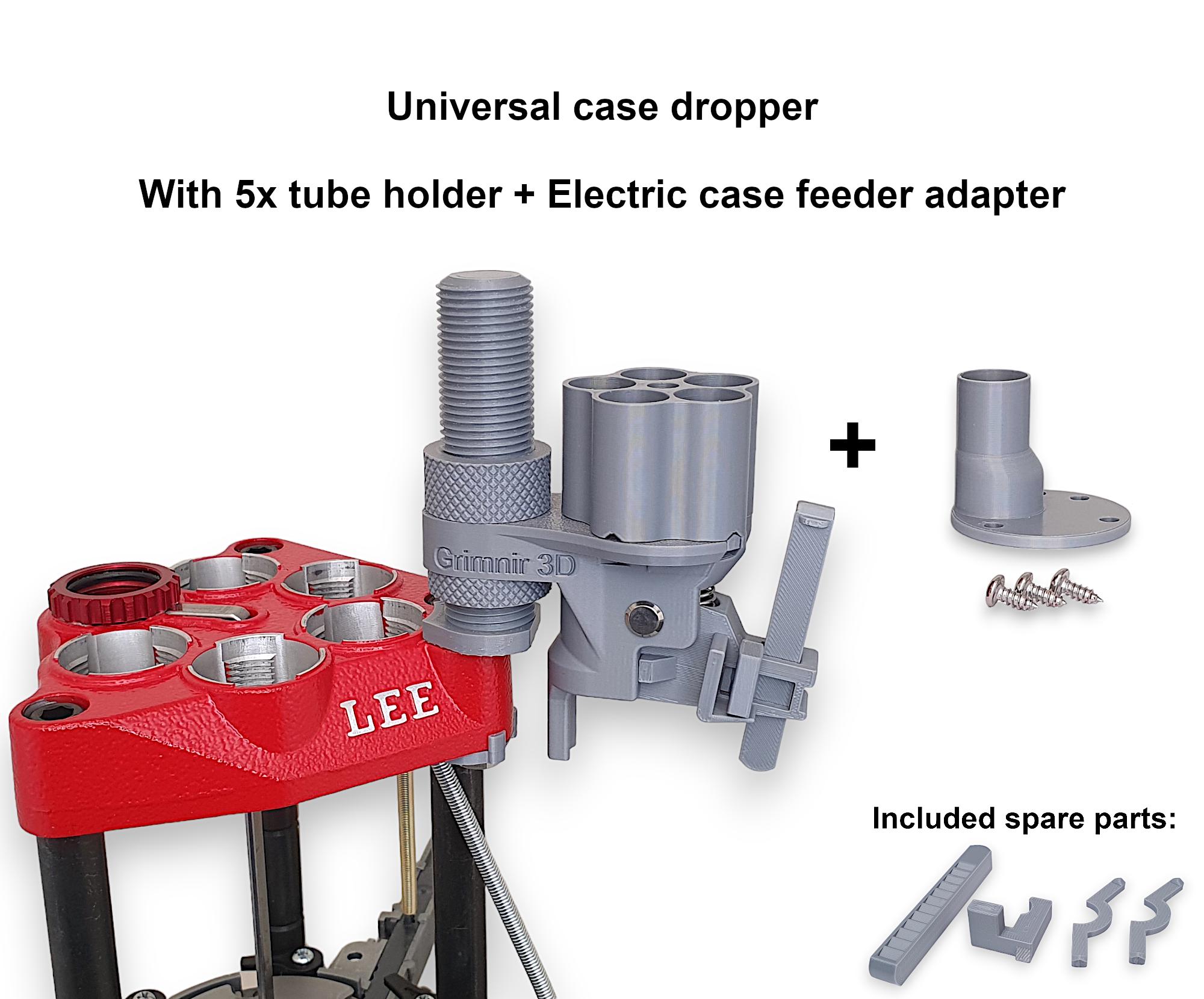 Universal Case Dropper for Lee Six Pack Pro (6000) - Silver/grey