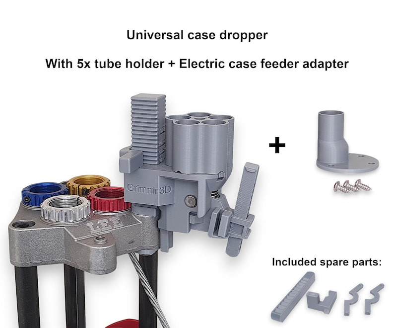 Universal Case Dropper for Lee Pro 4000 (auto Breech Lock Pro) - Silver ...