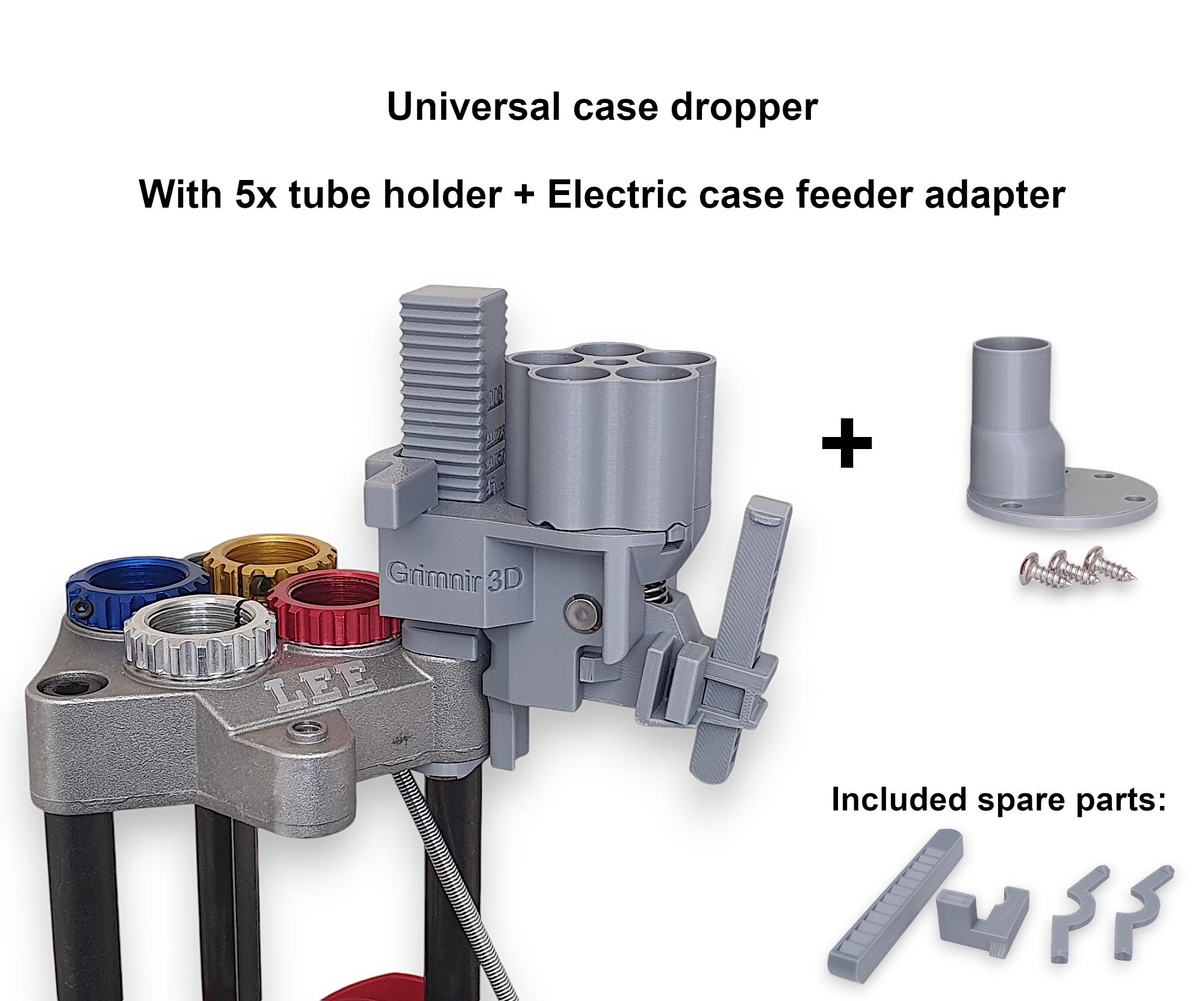 Universal Case Dropper for Lee Pro 4000 (auto Breech Lock Pro) - Silver ...