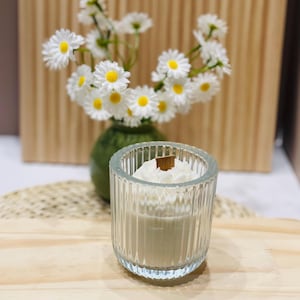 Container Candle Soy Wax Scented Candle Gift Set for Christmas Candle Holiday Themed Candle Floral Scented Candle Gift for Candle Lover