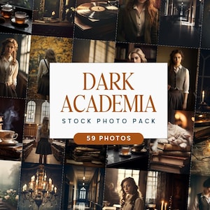 Dark Academia Stock Images Dark Academia Stock Photos Moody Visuals Vintage Branding Lifestyle Stock Image Bundle Instagram Reel Cover