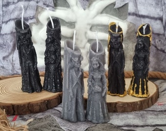 Halloween Bride & Groom Gothic I Handmade Candle I  Gift Set Idea I Home Decoration I Gothic Candles I Halloween Gift I