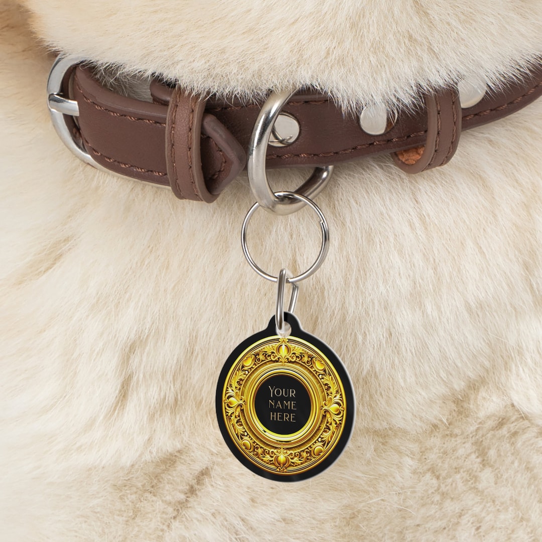 Pet Identification Tag Dog Tags for Dogs Puppy Tag Silent Dog Tag Pet ...